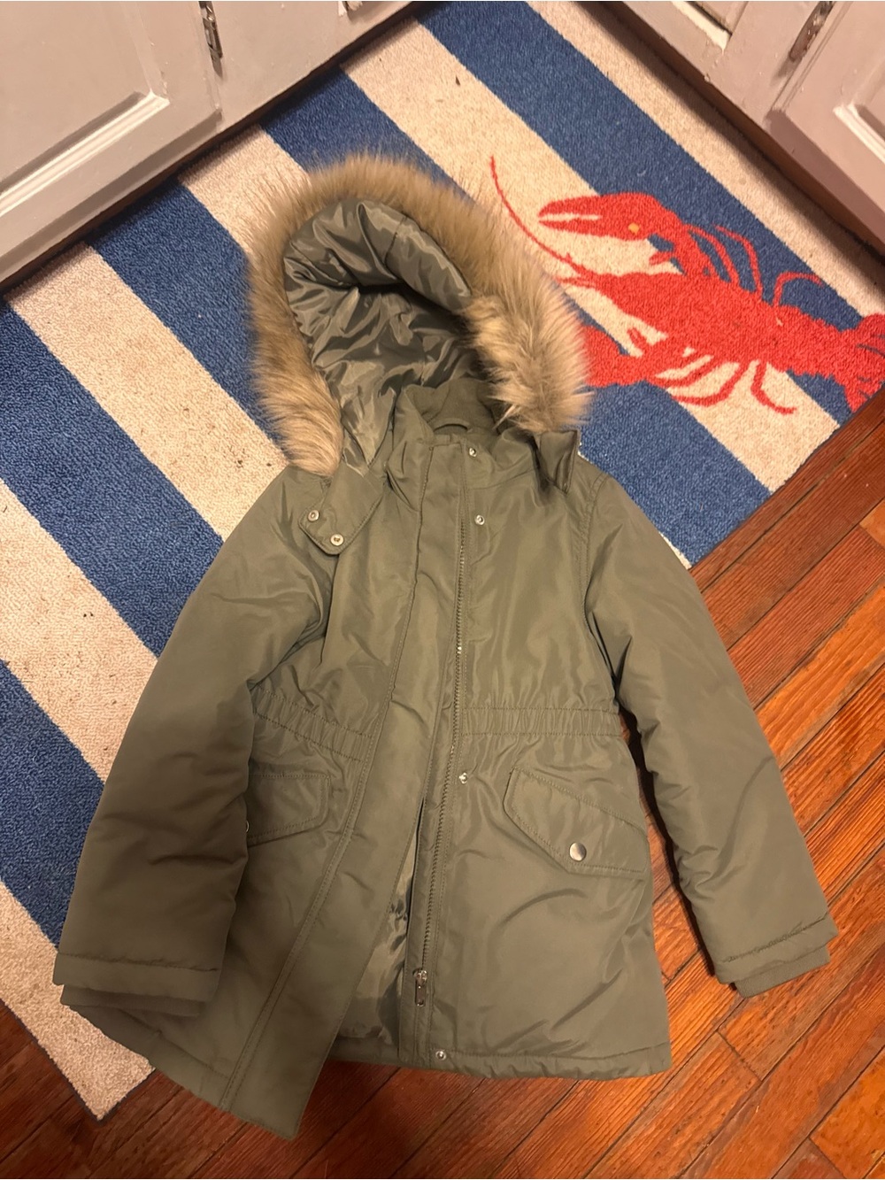 H&M Kids winter water-repellent Parka size 6-7